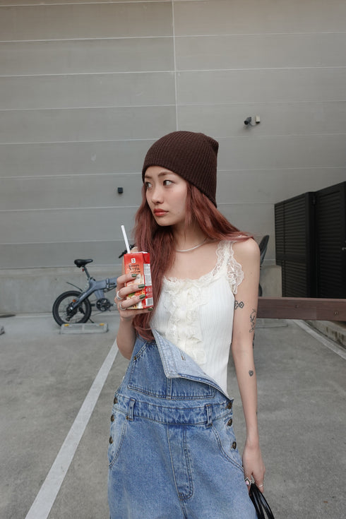 レースタンクトップ